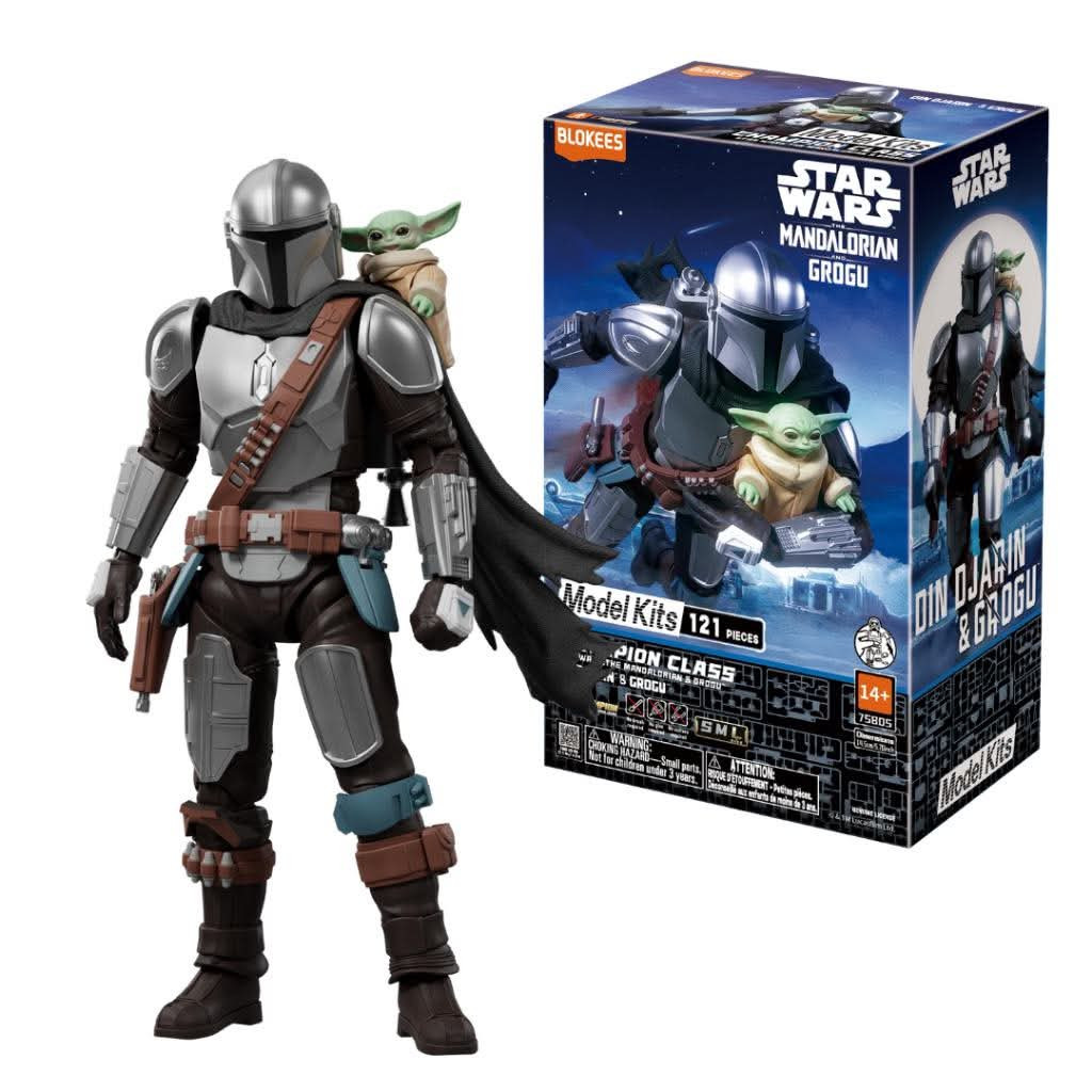 Blokees Star Wars Champion Class Deluxe The Mandalorian & Grogu CC05 – Din Djarin & Grogu