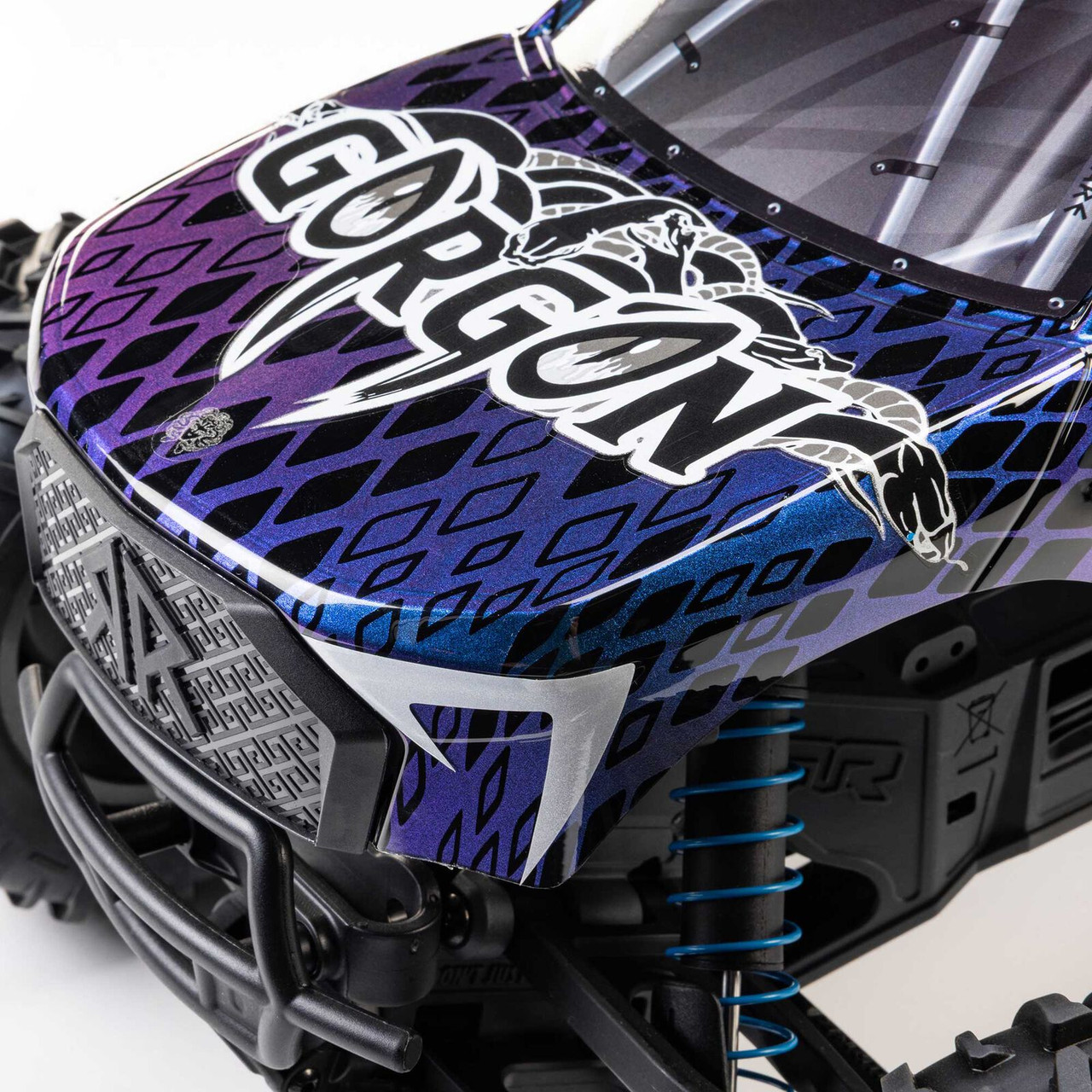 1/10 GORGON 223S 2WD RTR Brushless Monster Truck, Blue/Black ARA3530T1