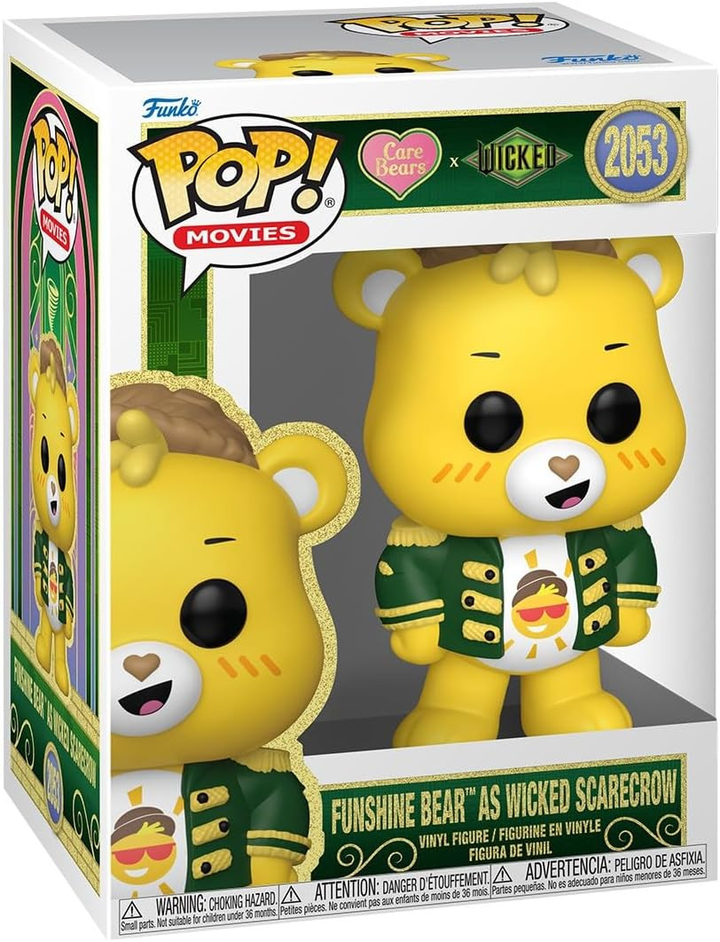 Pop! Funko : Care Bears X Wicked - Funshine Bear As Wicked Scarecrow #2053