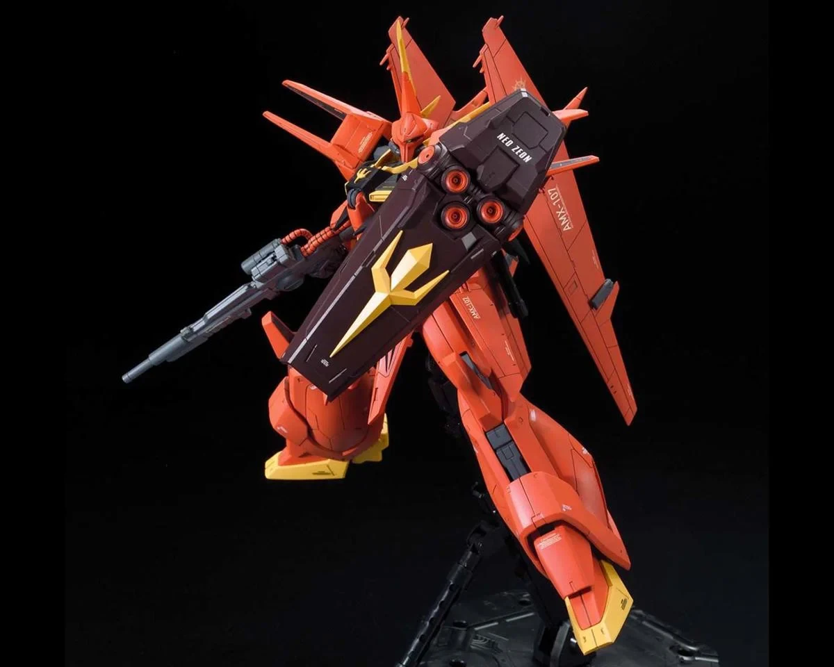 Bandai RE/100 AMX-107 Bawoo "Mobile Suit ZZ Gundam" Plastic Model Kit BAS2346794