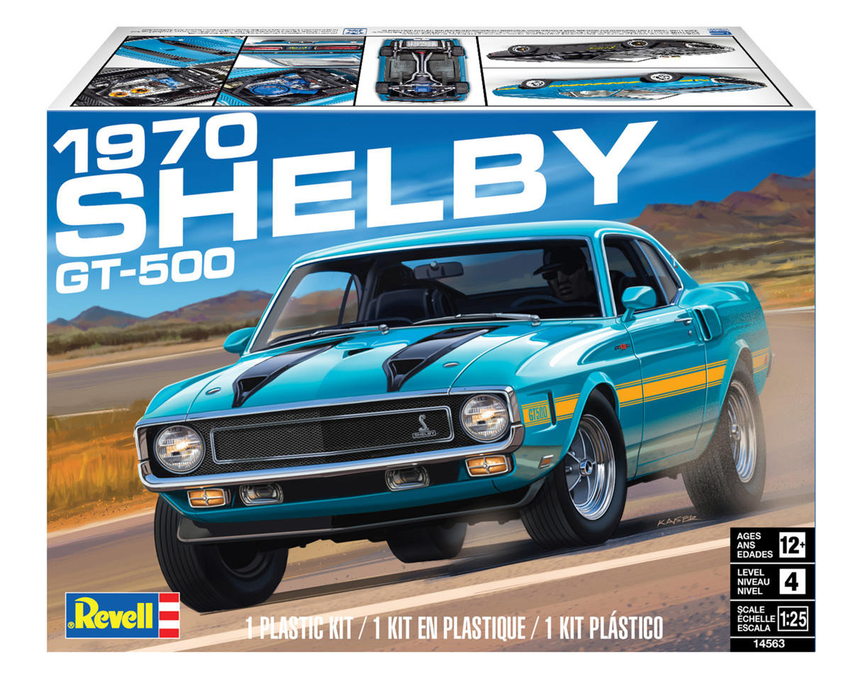 Revell 1970 Shelby GT 500 1/25 Scale Plastic Model Kit RMX14563