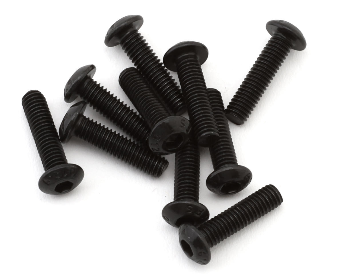 EcoPower 3mm "High Strength" Steel Button Head Screws (10) (3x12mm) ECP-H-3204