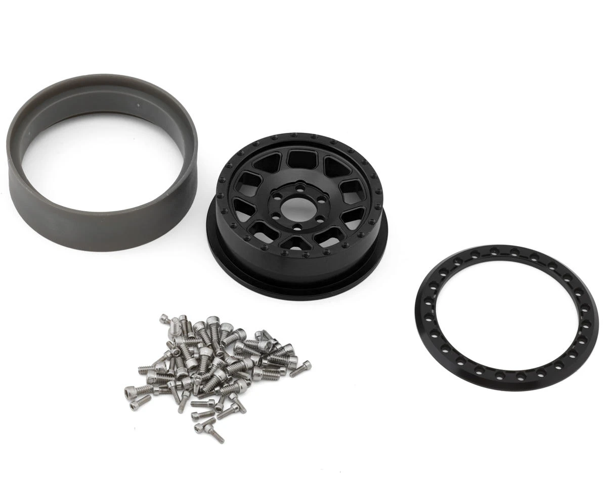 Vanquish Products Battle Born Wheels Whiskey 2.2 Beadlock Crawler Wheels (Black) (2) VPS08260