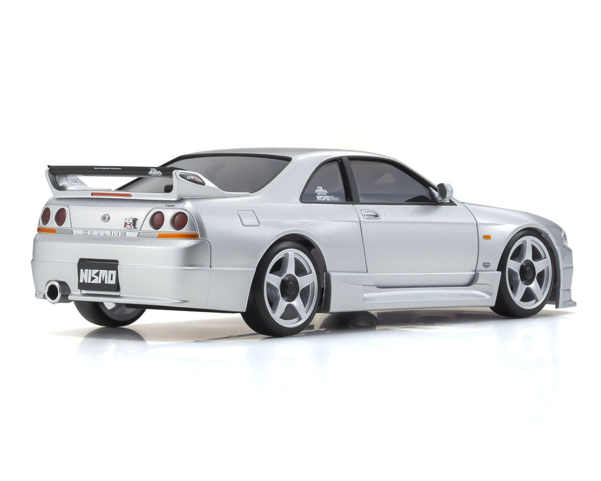  Kyosho MA-020 AWD Mini-Z ReadySet w/Nissan Skyline GT-R R33 Nismo Body (Spark Silver) w/KT-531P 2.4GHz Radio KYO32659S