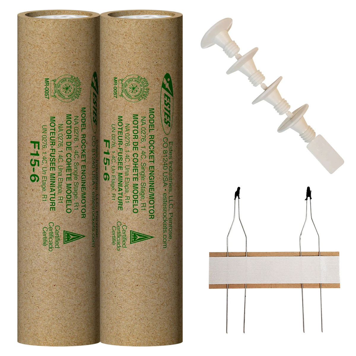 Estes Rockets F15-6 29mm Model Rocket Engines (2pk) EST10032