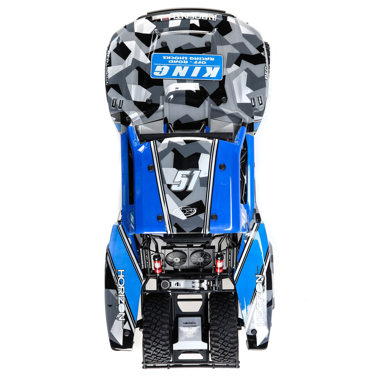 LOS05021T2 1/6 Super Baja Rey King 8S 4X4 RTR Brushless Desert Truck, Blue