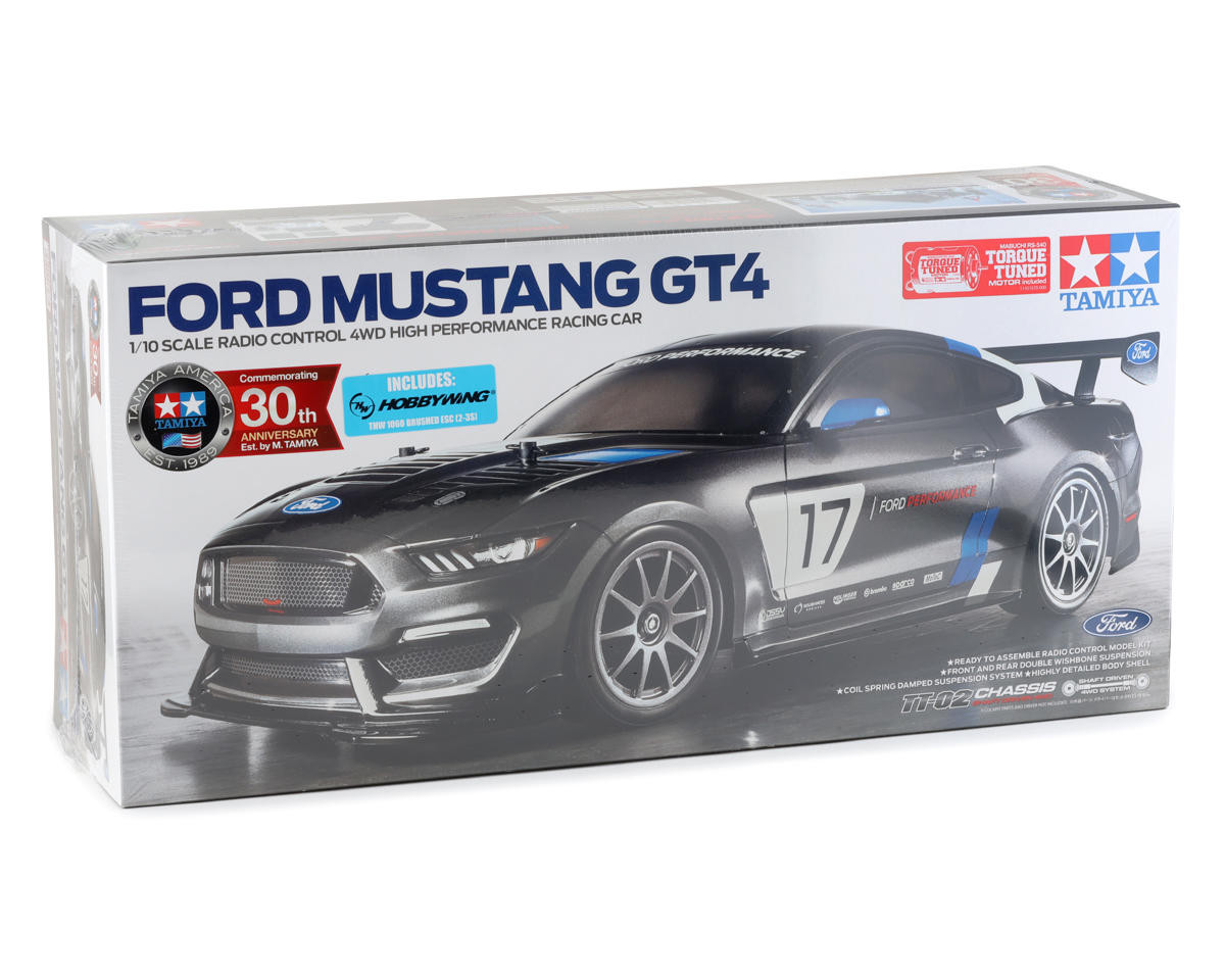 TAM58664 1/10 Ford Mustang GT4 TT-02 4WD On-Road Touring Kit