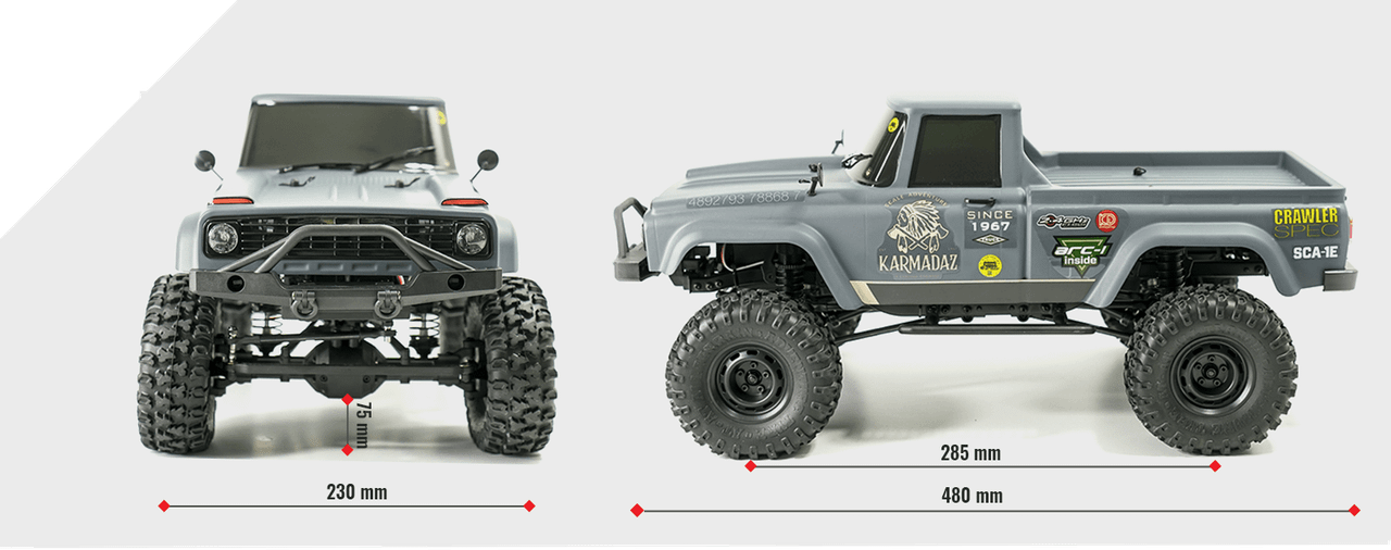Carisma SCA-1E 1/10 4WD Coyote 2.1 Builders Kit  CIS82668 