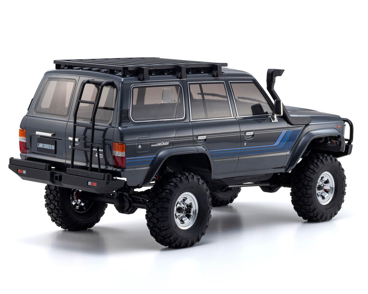  Kyosho KC10 Toyota Land Cruiser 60 1/10 4WD ReadySet Brushed Rock Crawler (Grey) w/Syncro KT-231P+ 2.4GHz Radio KYO34801T2 