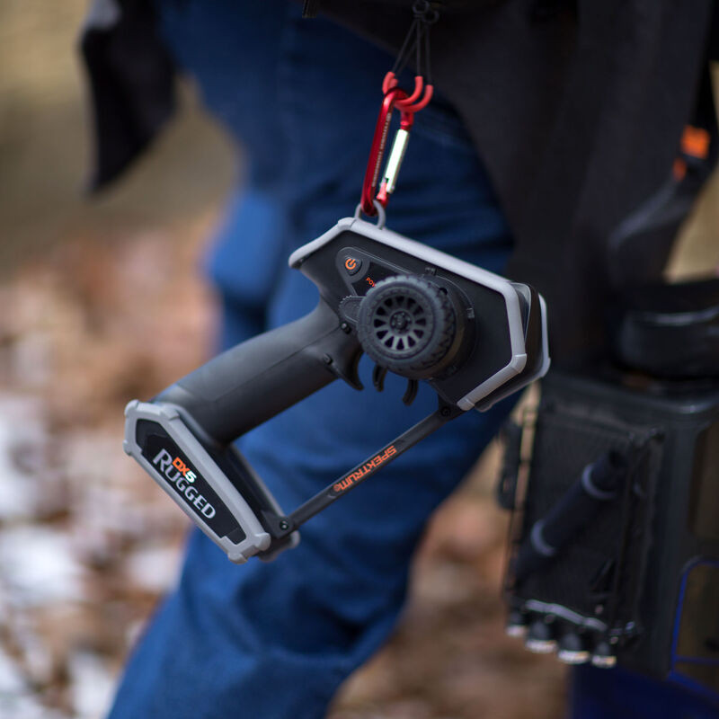 SPM5200 DX5 Rugged 5-Channel DSMR Transmitter with SR515