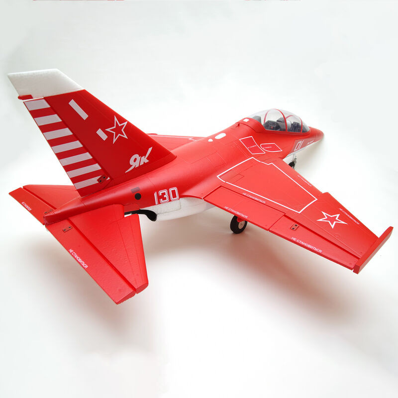 FMM108P2 YAK-130 Jet 70mm EDF V2 Red PNP, 880mm