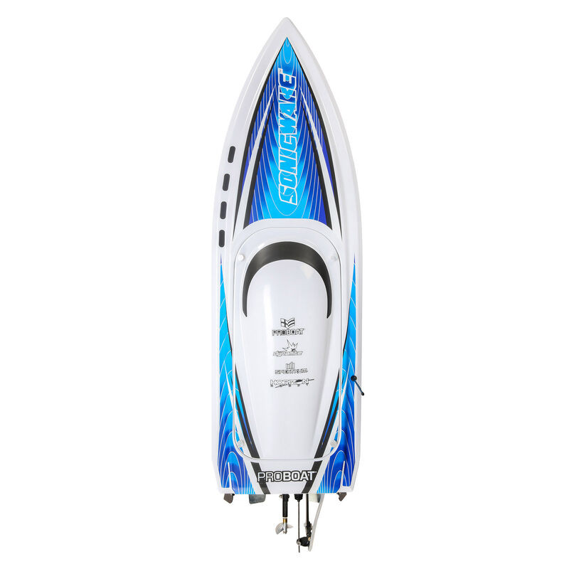 PRB08032v2t2 Sonicwake 36" Self-Righting Brushless Deep-V RTR, White