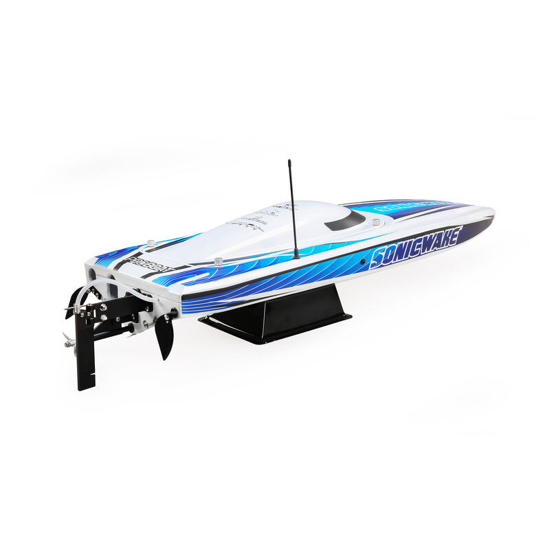 PRB08032v2t2 Sonicwake 36" Self-Righting Brushless Deep-V RTR, White