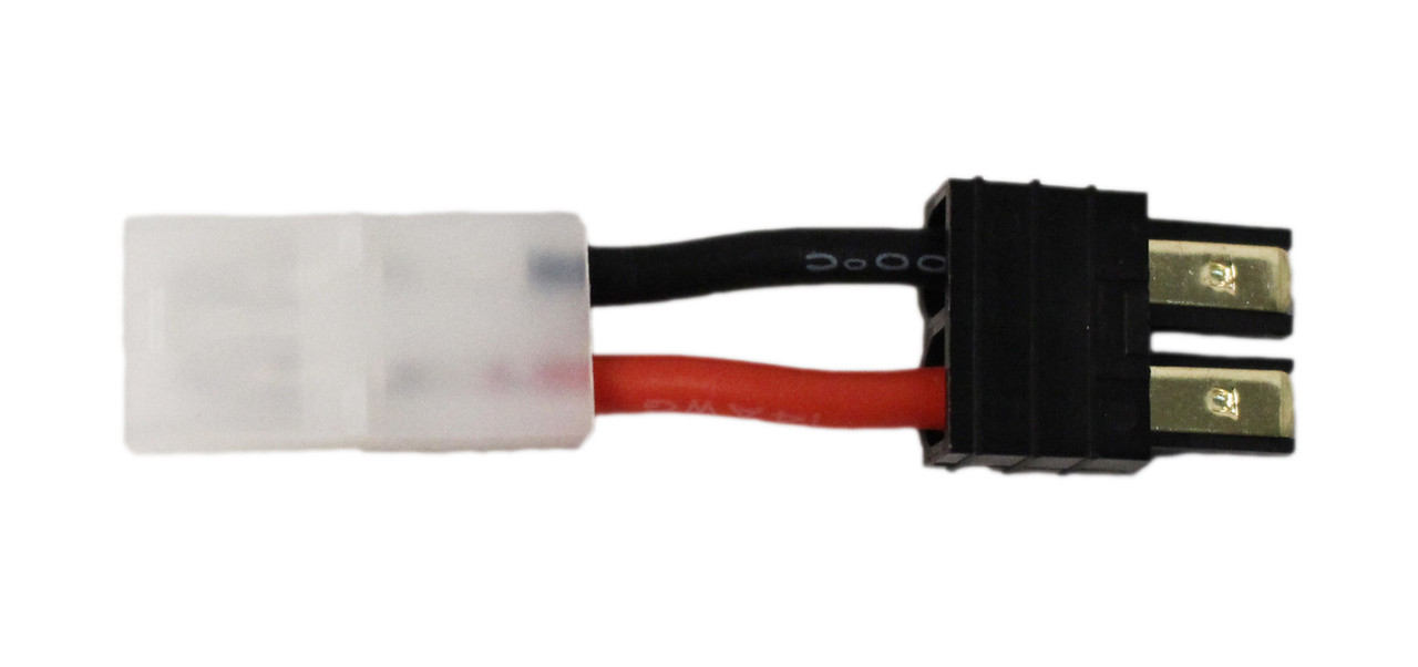 Discontinued RCE1609  Battery/ESC Adapter: Male TRX to Female Tamiya