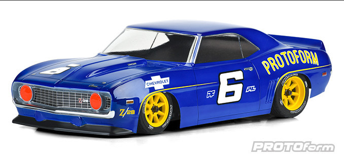 Clear Body, 1969 Chevrolet Camaro Z28: 1/10 VTA Class PRM156240