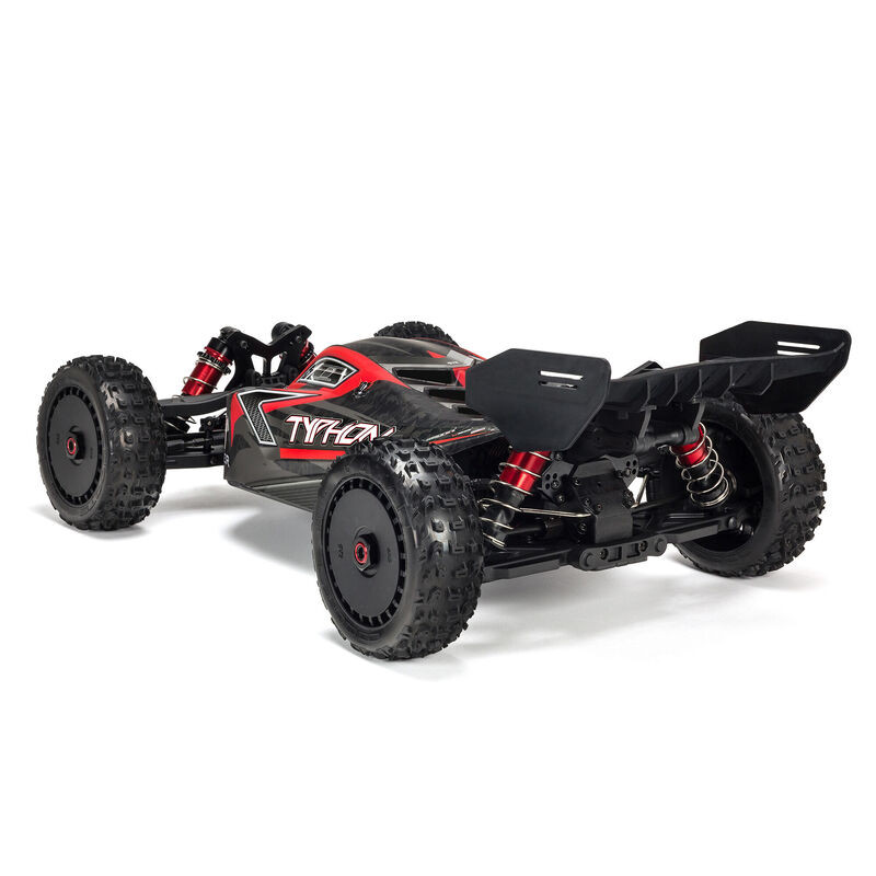 ARA8606V5 1/8 TYPHON 6S V5 4WD BLX Buggy with Spektrum Firma RTR, Black 