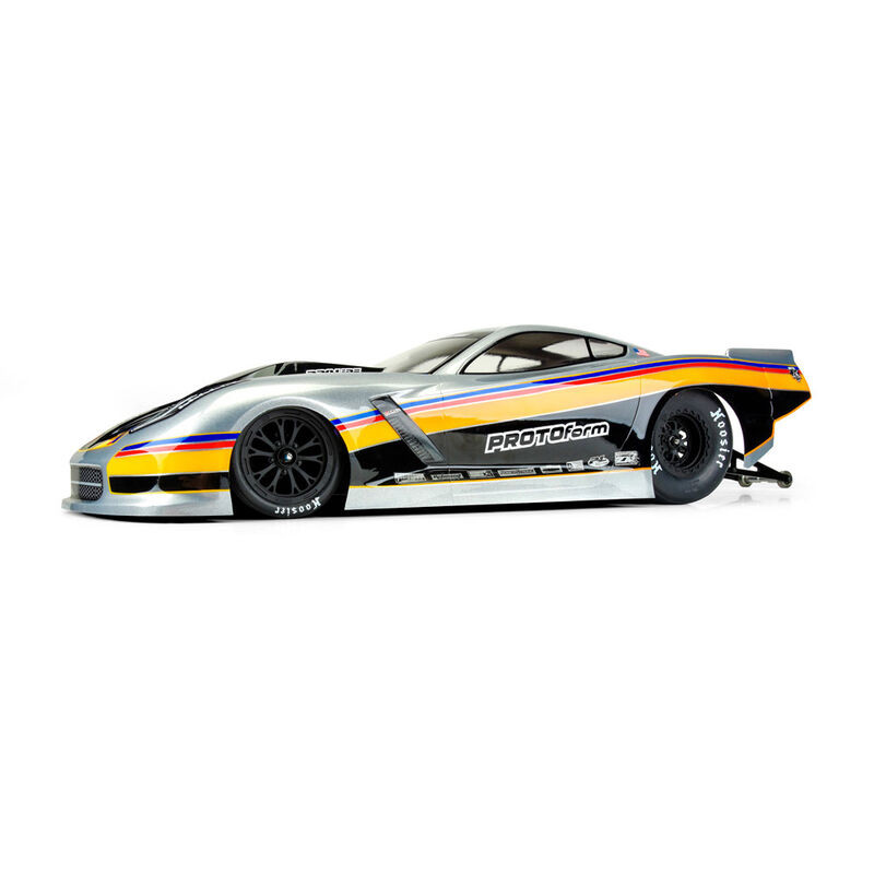 Clear Body, Chevrolet Corvette C7 Pro-Mod: 1/10 Slash 2WD PRM157140