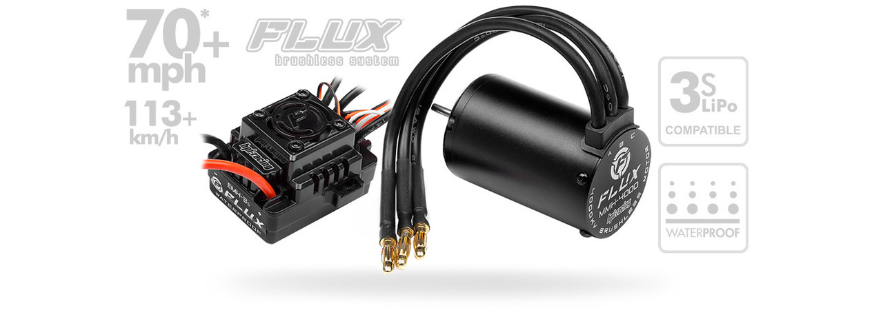 HPI114350 RS4 Sport 3 Flux Porsche 911 GT3R RTR, 1/10 Scale, 4WD, w/ 2.4GHz Radio System