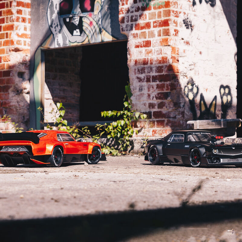 1/7 FELONY 6S BLX Street Bash All-Road Muscle Car RTR, Black ARA7617V2T1