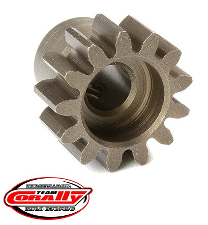 COR72713 Mod 1.0 Pinion - Short - Hardened Steel - 13 Tooth - Shaft Dia. 5mm Python