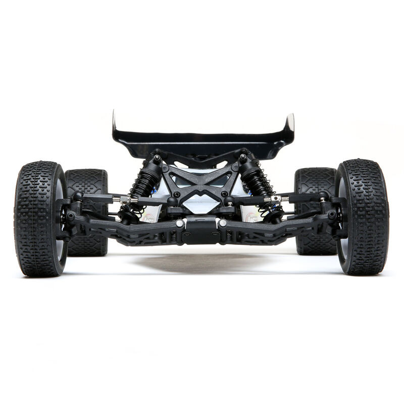 1/16 Mini-B Brushed RTR 2WD Buggy, *Black/White LOS01016T2