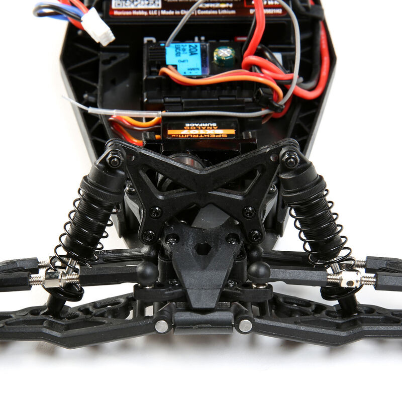 1/16 Mini-B Brushed RTR 2WD Buggy, *Blue/White LOS01016T1