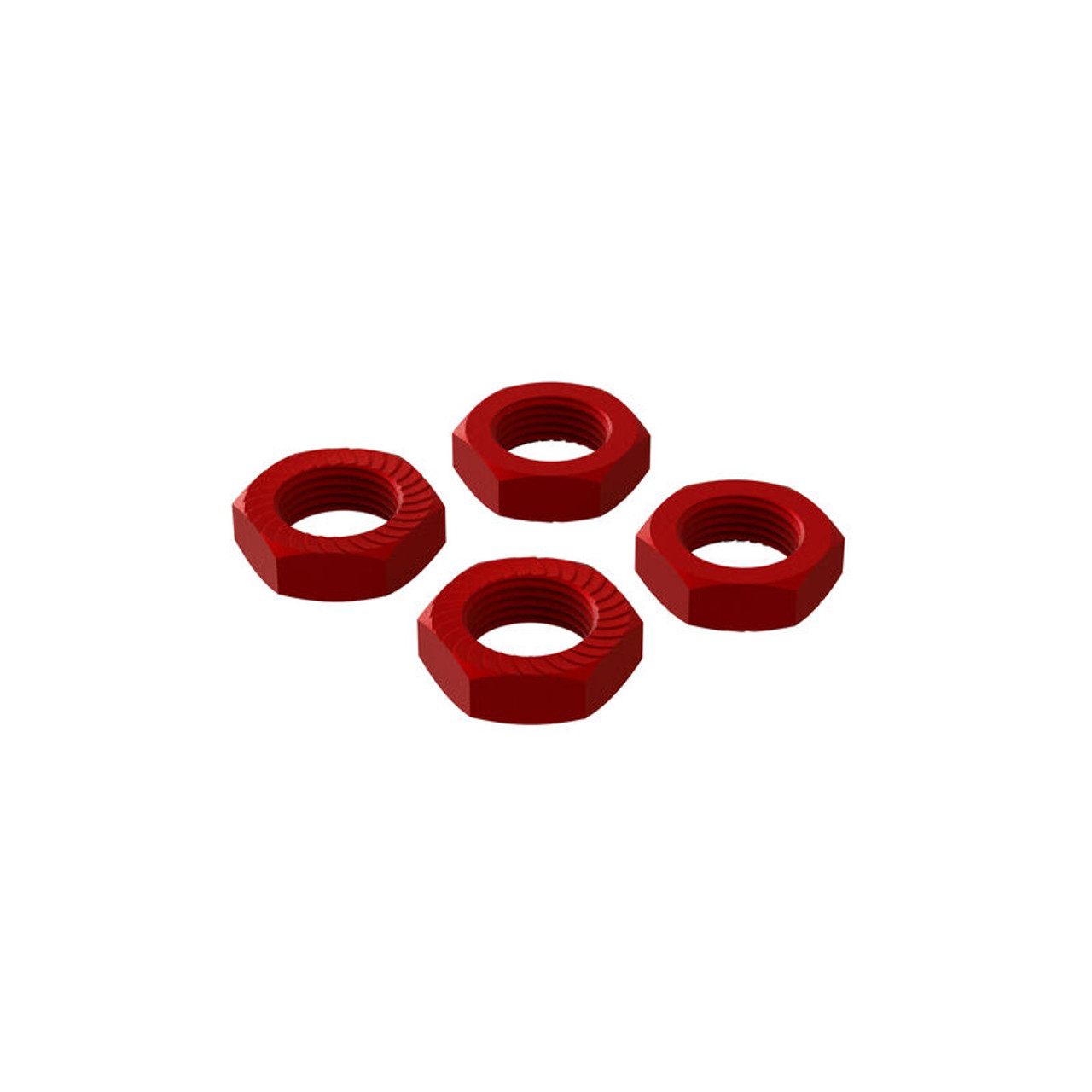 Aluminum Wheel Nut, 17mm Red (4) ARA310906  ar310906