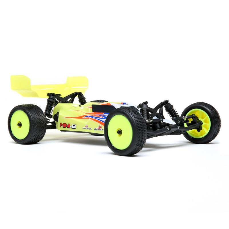 1/16 Mini-B Brushed RTR 2WD Buggy, *Yellow/White LOS01016T3