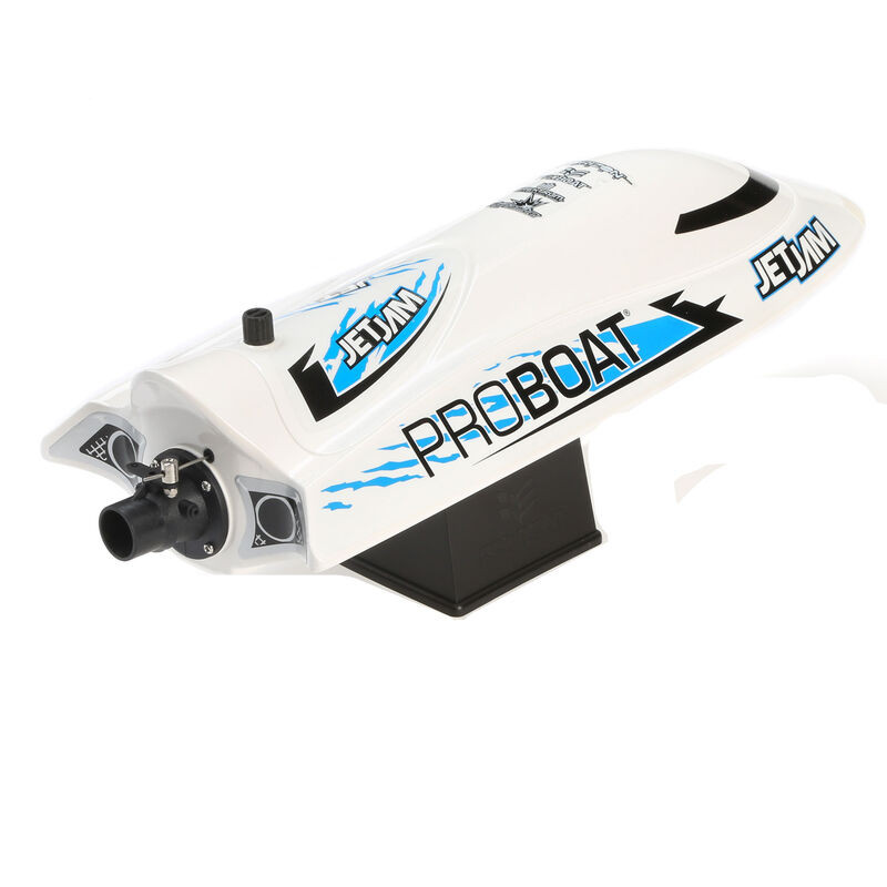 Jet Jam 12" Pool Racer Brushed RTR, White  PRB08031V2T2