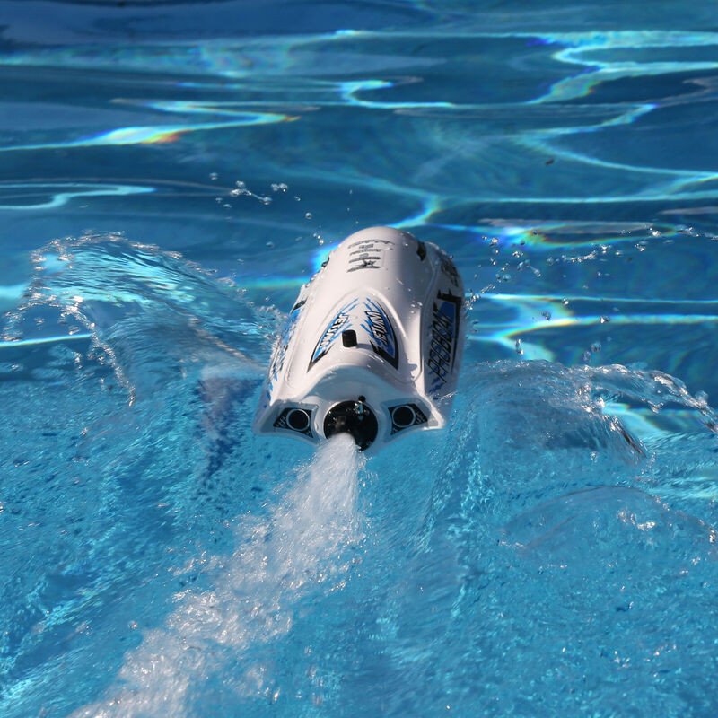 Jet Jam 12" Pool Racer Brushed RTR, White  PRB08031V2T2