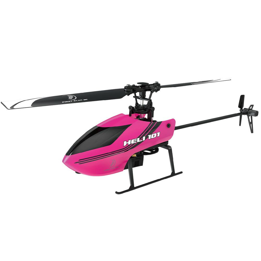 First Step RC Heli 101 Ready to Fly Helicopter Kit Great for Beginners OMP-Heli101-P Purple