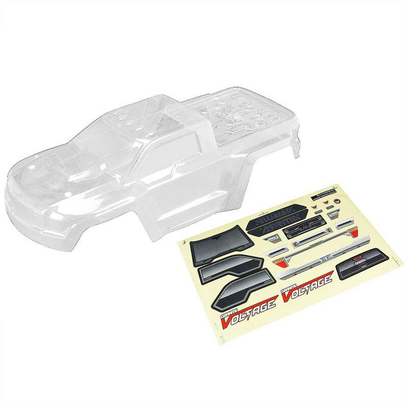 Clear Bodyshell with Decals: Granite ARAC3328  ar402192