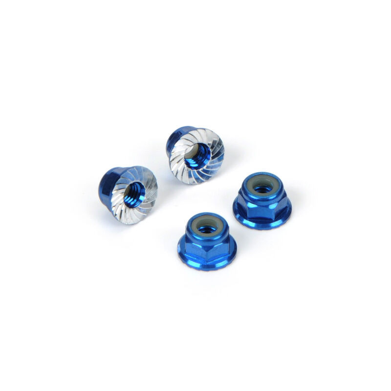 4mm Serrated Wheel Lock Nuts: 2WD & 4WD Slash PRO610000