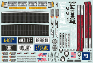 Clear Street Eliminator Body, 1987 Buick Grand National  JCO0357