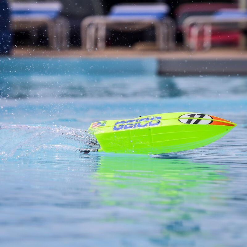 Miss GEICO 17" Power Boat Racer Deep-V RTR PRB08044T1