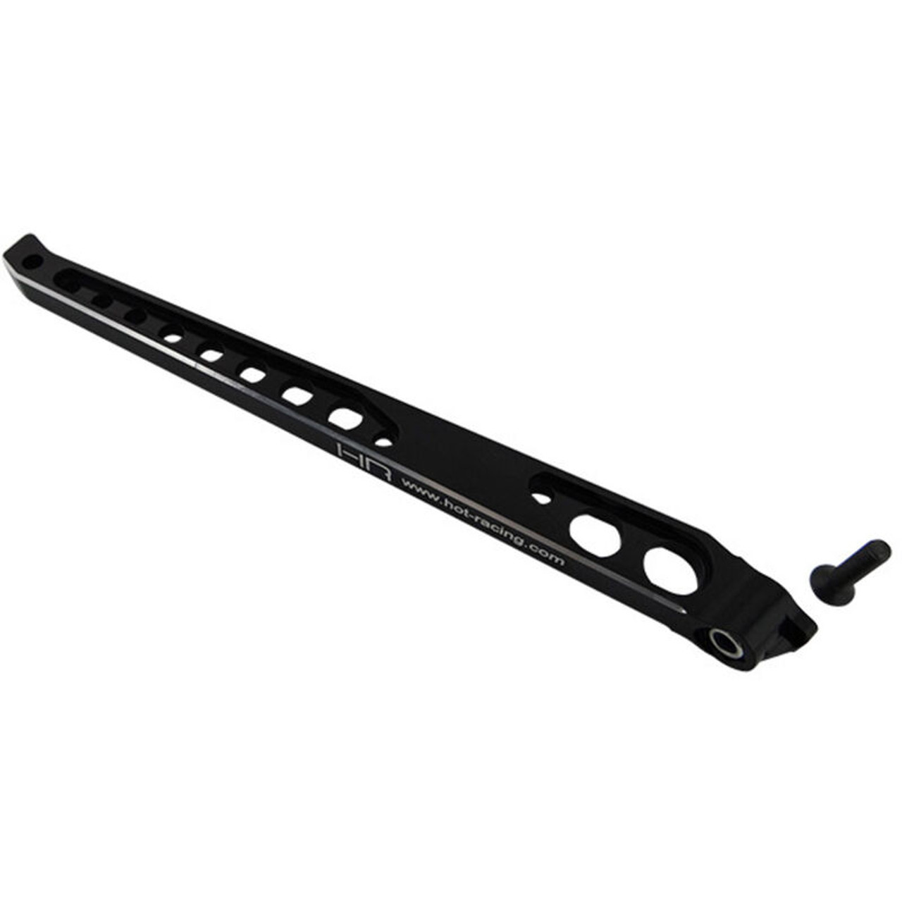 HRAAON30C01 Aluminum Rear Chassis Brace (Black): Kraton, Talion 165mm