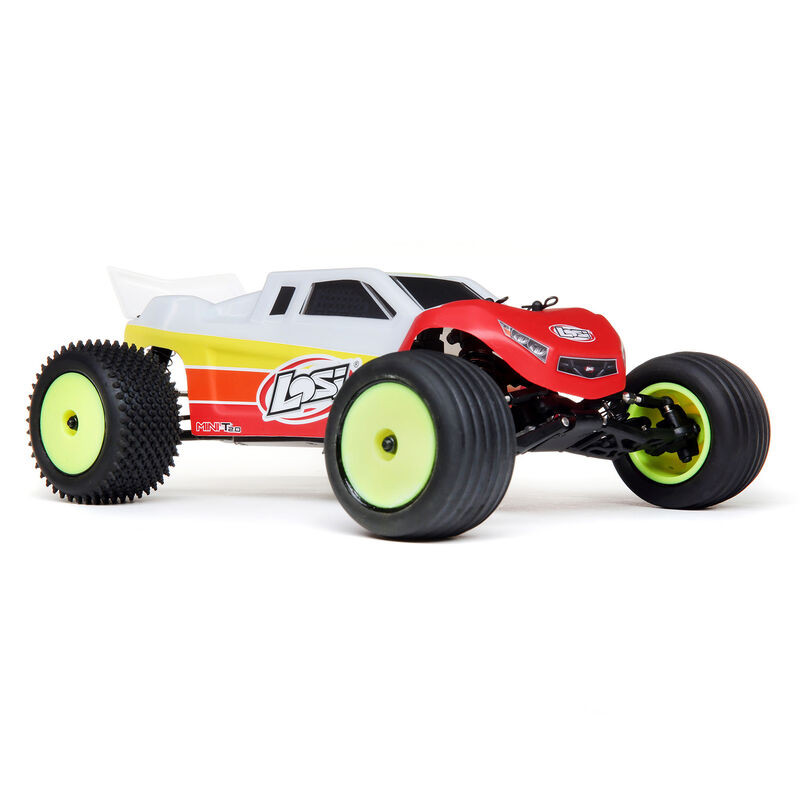 1/18 Mini-T 2.0 2WD Stadium Truck Brushless RTR, Red LOS01019T1