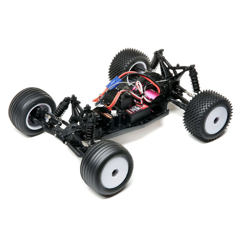 1/18 Mini-T 2.0 2WD Stadium Truck Brushless RTR, Red LOS01019T1