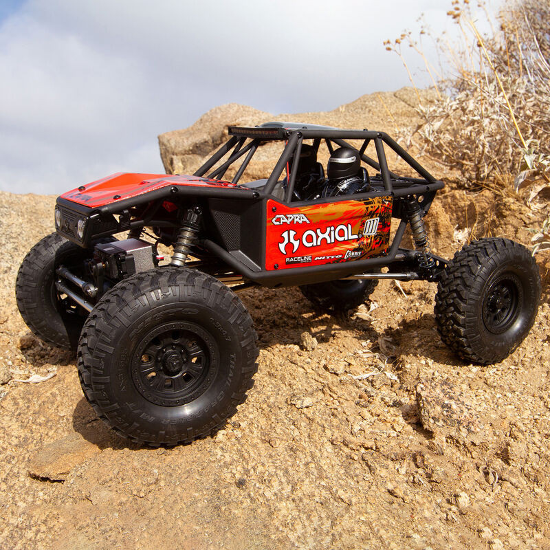 1/10 Capra 1.9 Unlimited 4WD Trail Buggy Brushed RTR, Red AXI03000T1