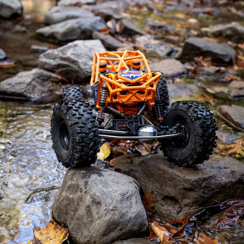 1/10 RBX10 Ryft 4WD Brushless Rock Bouncer RTR, Orange AXI03005T1
