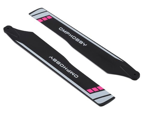 175mm Main Blades for OMP M2 Explore and M2 V2 Helicopters   purple  OSHM2127