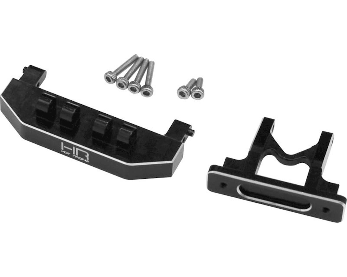 Hot Racing Axial SCX24 Aluminum Rear Body Mount Support (Black)   HRASXTF3201