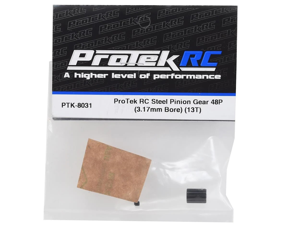 ProTek RC Lightweight Steel 48P Pinion Gear (3.17mm Bore) (13T)   PTK-8031