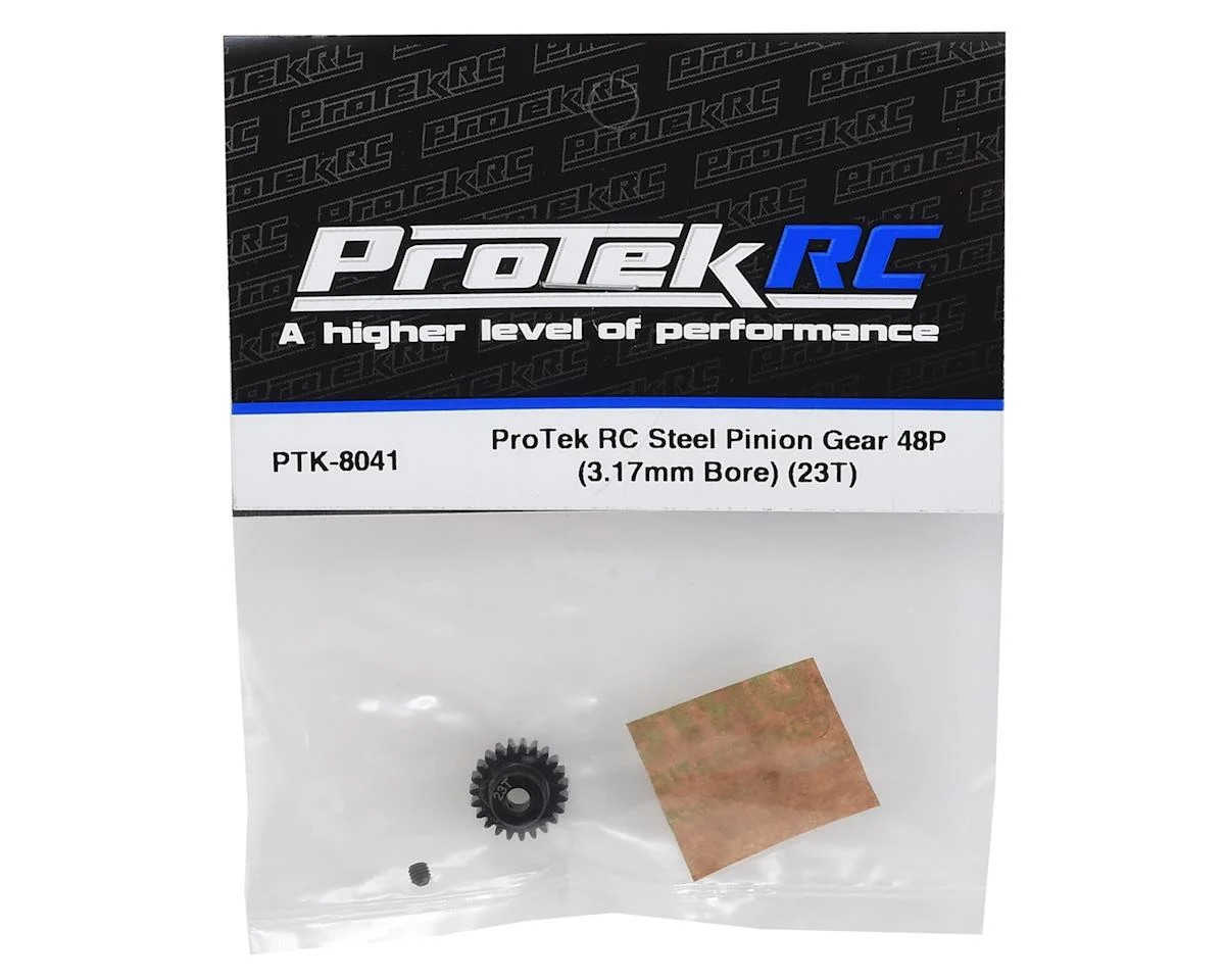ProTek RC Lightweight Steel 48P Pinion Gear (3.17mm Bore) (23T)    PTK8041