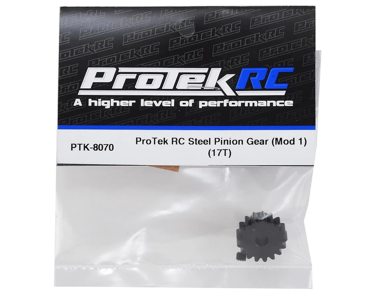 ProTek RC Steel Mod 1 Pinion Gear (5mm Bore) (17T) PTK-8070