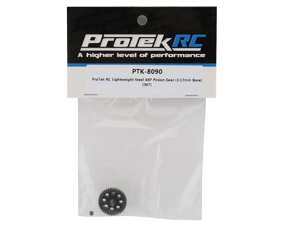 ProTek RC Lightweight Steel 48P Pinion Gear (3.17mm Bore) (36T)    PTK8090