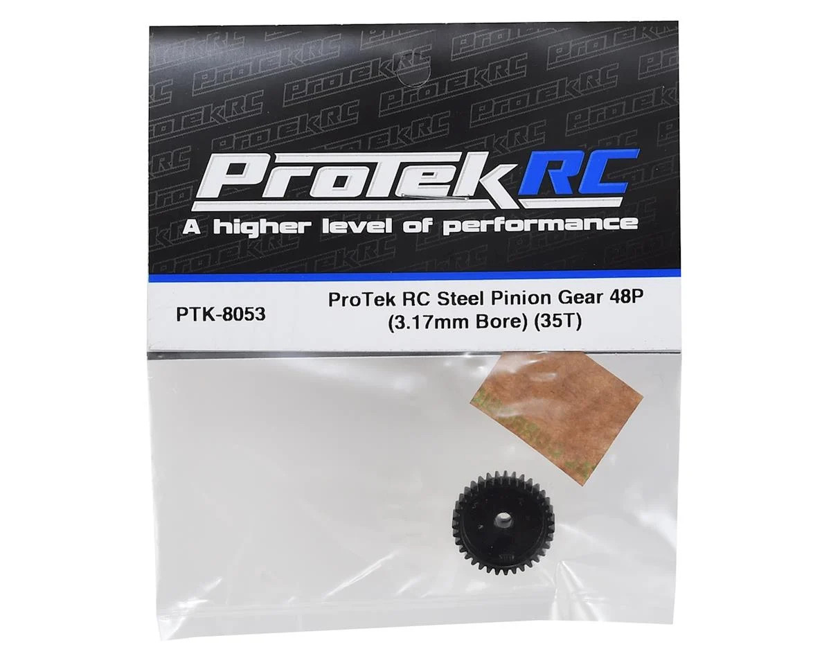 ProTek RC Lightweight Steel 48P Pinion Gear (3.17mm Bore) (35T)    PTK8053