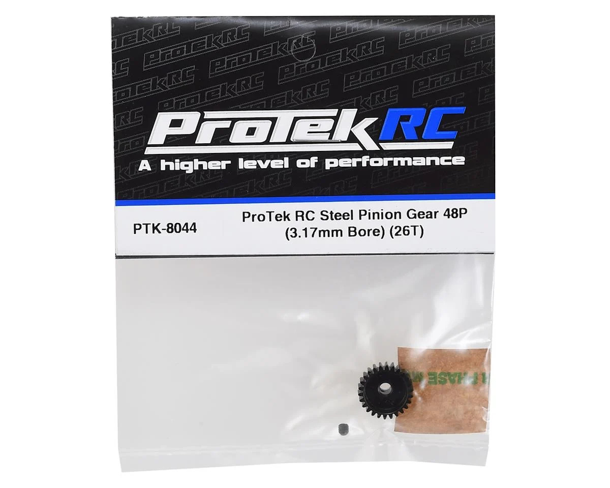 ProTek RC Lightweight Steel 48P Pinion Gear (3.17mm Bore) (26T) PTK8044