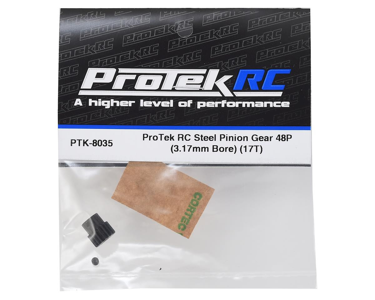 ProTek RC Lightweight Steel 48P Pinion Gear (3.17mm Bore) (17T)  PTK8035