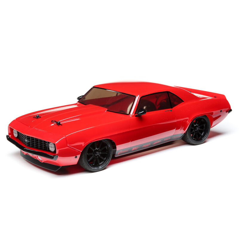 1/10 1969 Chevy Camaro V100 AWD Brushed RTR, Red LOS03033T1